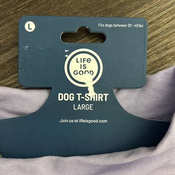Life is Good dog tshirt - Picture 3 of 4